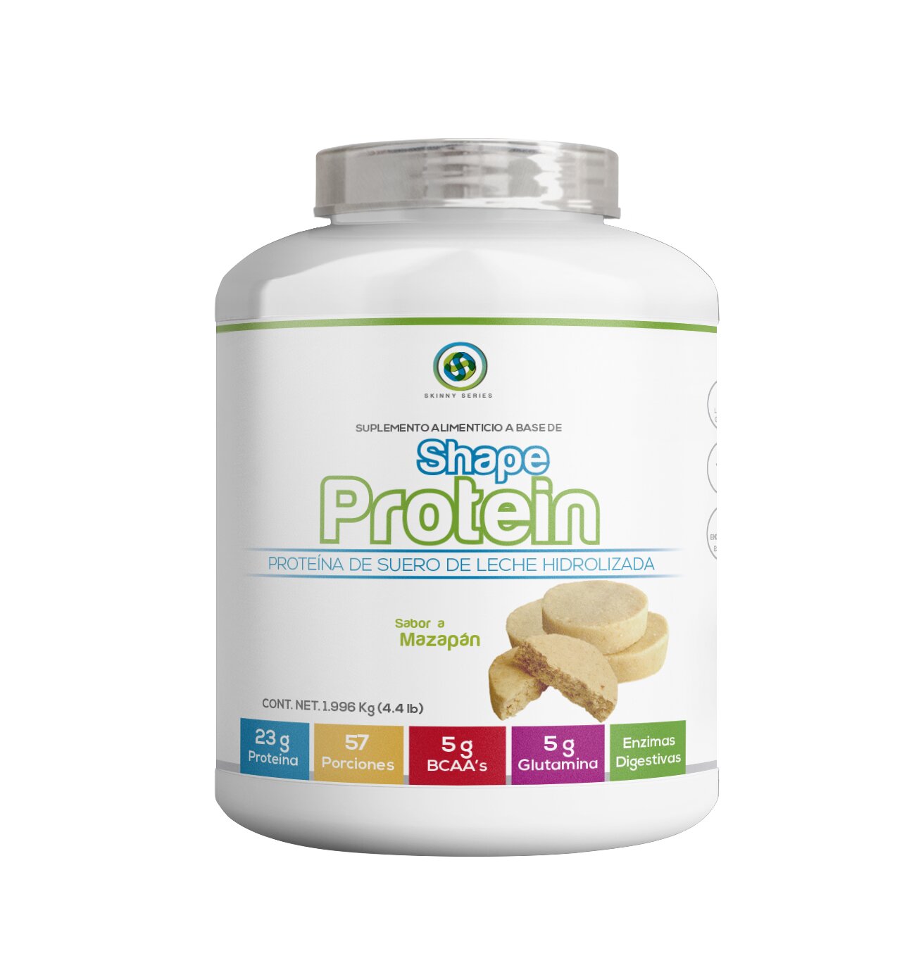 PROTEINA SKINNY SERIES SHAPE PROTEIN STEVIA ENZIMAS 4.4LB